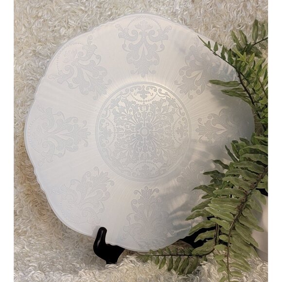 Antique Macbeth-Evans American Sweetheart Monax Depression Glass Platter - Picture 2 of 15